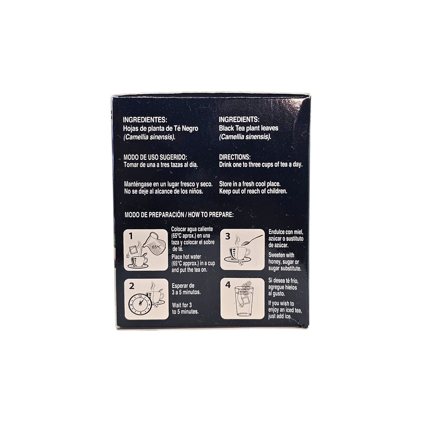 Té Negro 15 Sobres De 3 Gr Gn+vida.