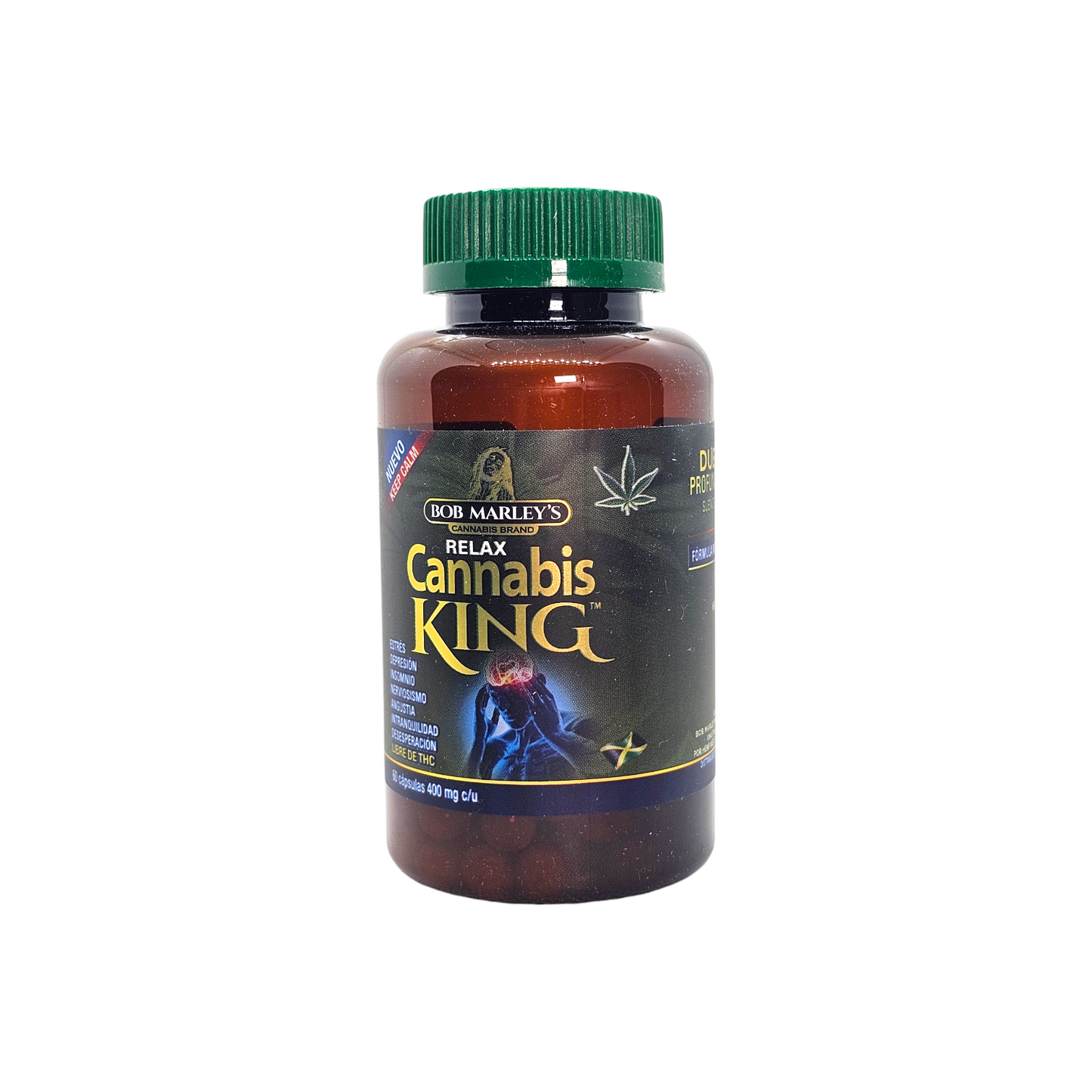 Cannabis king 400 mg 60 tabs Reduce el dolor de las articulaciones y la inflamación de manera natural.