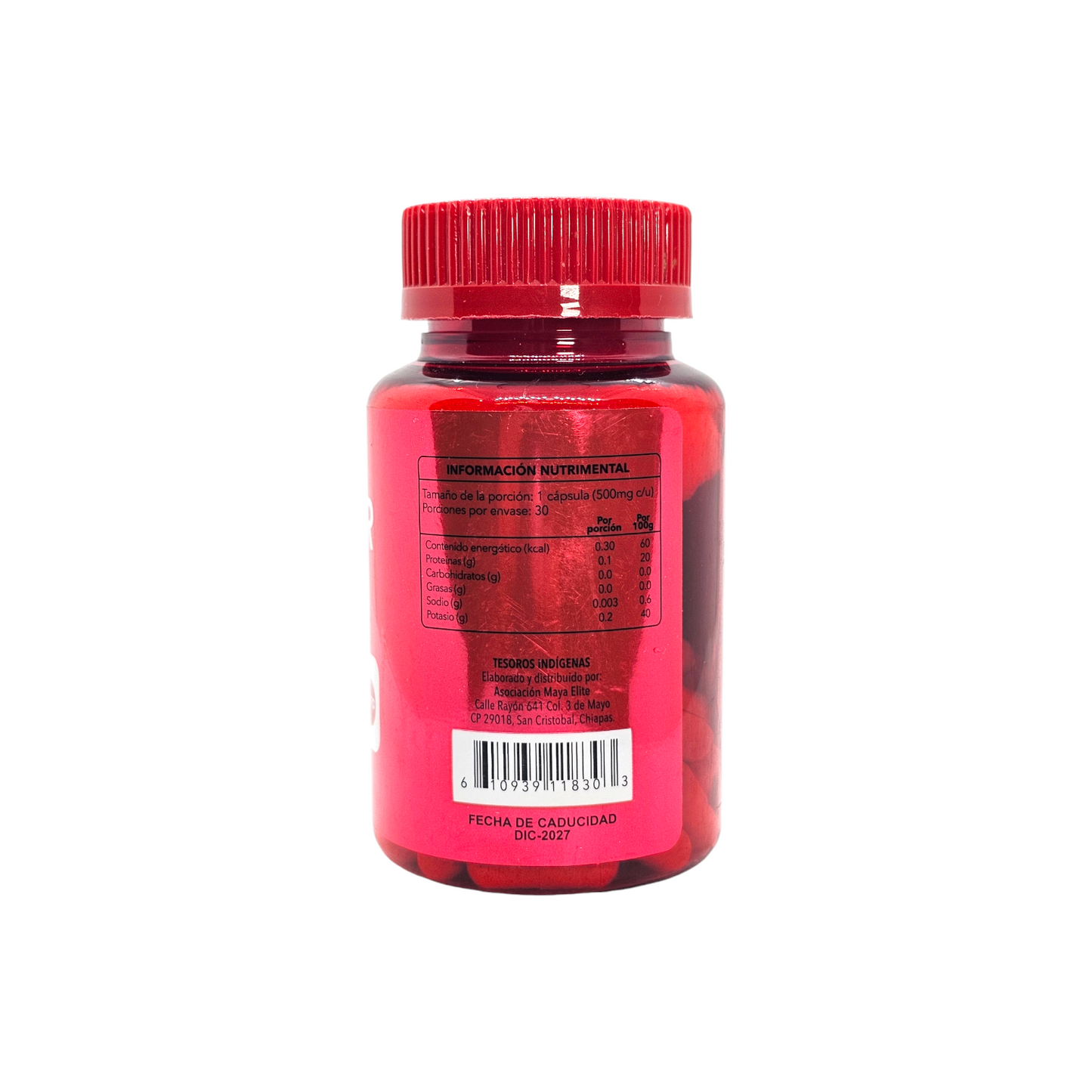 Inhibidor de Apetito Nutrición Balanceada 30 Cápsulas