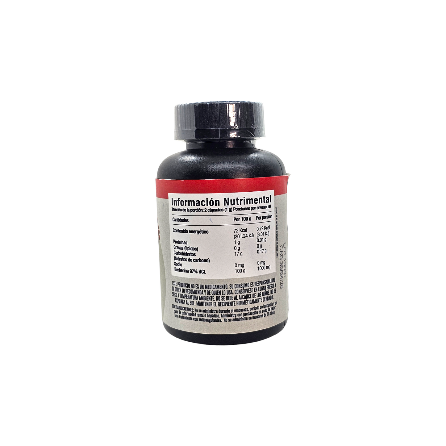Hepático y biliar. Kuka Berberina Hcl 60 Cáps De 500 Mg Sabor Sin Sabor.
