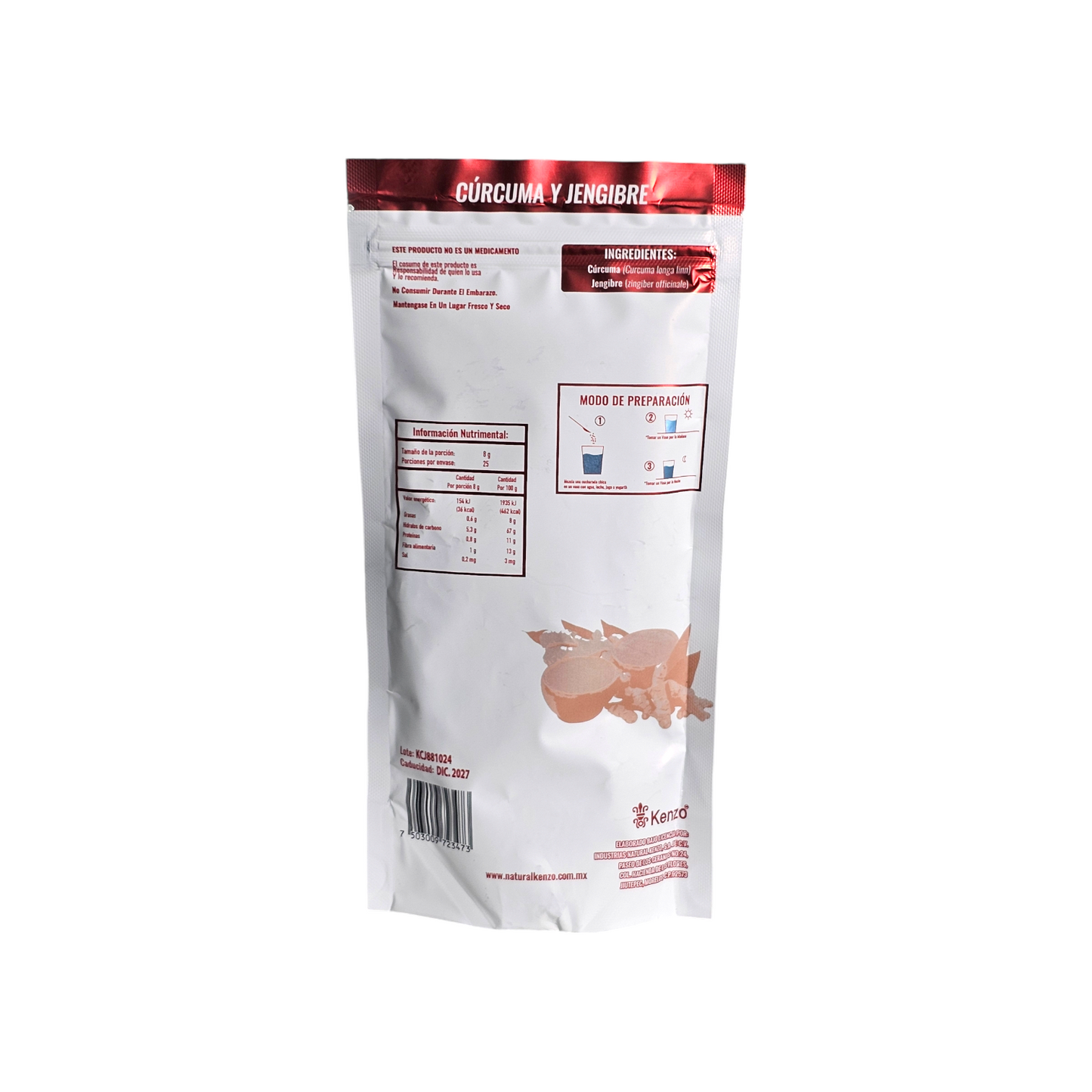 Curcuma Y Jengibre 200 G.