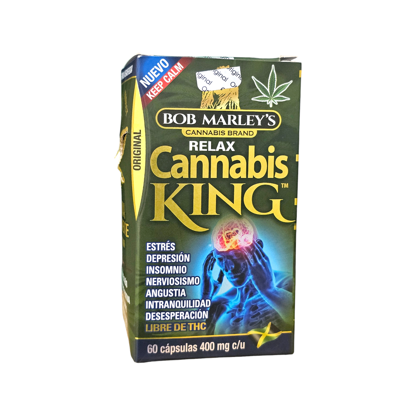 Cannabis king 400 mg  60 tabs Reduce el dolor de las articulaciones y la inflamación de manera natural.