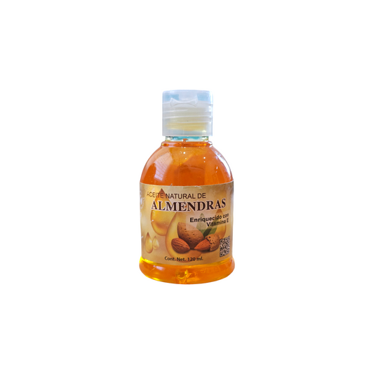 Aceite natural de Almendras enriquecido con vitamina E.